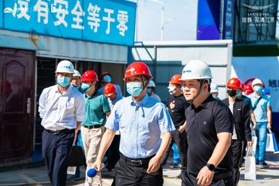 與阜陽共質造！2022年“質量月”走進旭輝雙清江來，點贊房地產開發新標桿